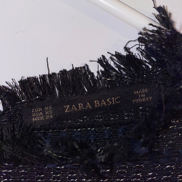 SALE‼️ Zara bouclé tweed long sleeve top - Picture 6 of 8